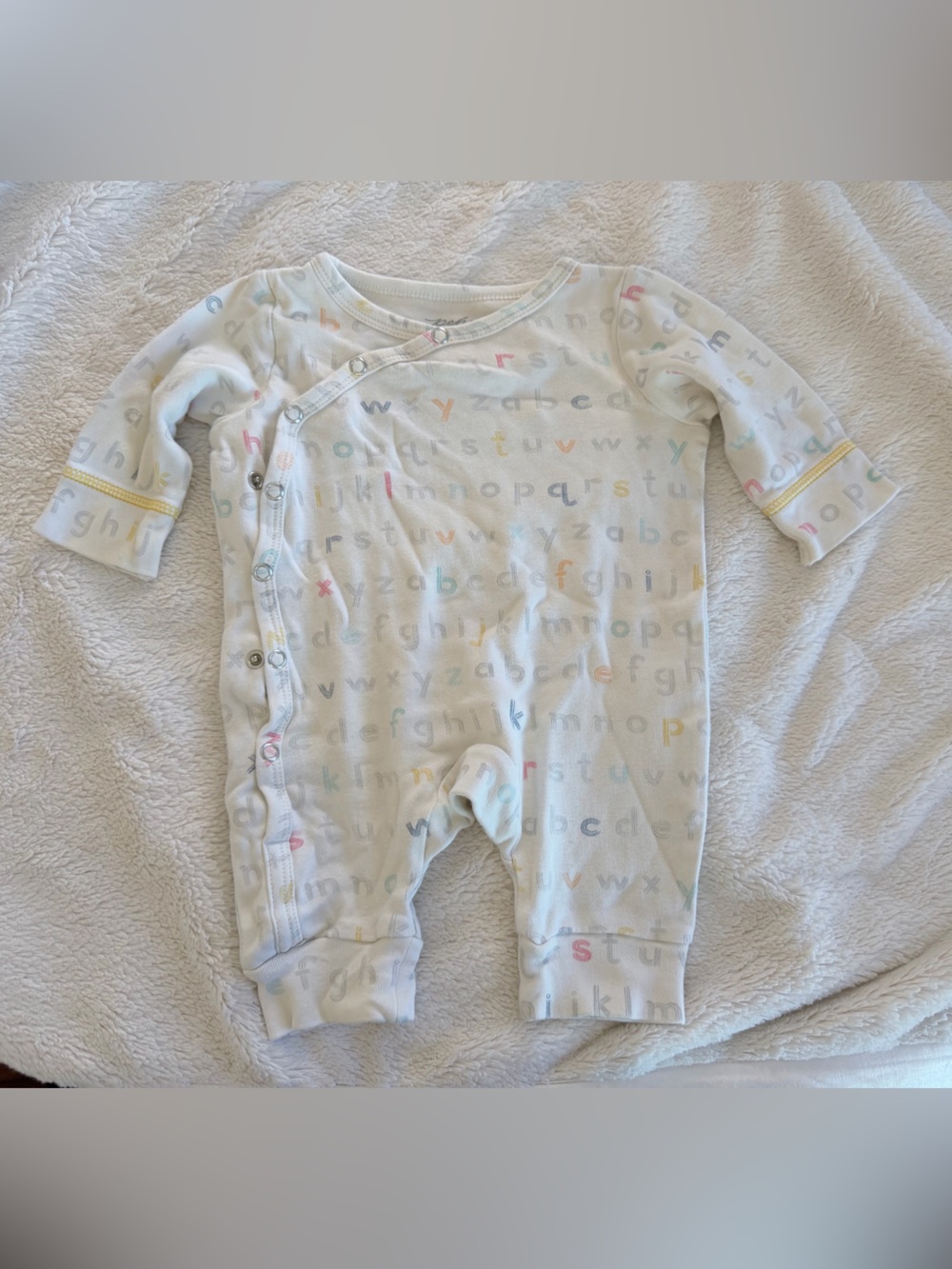 Pehr Kimono Romper in ABC’s  0-3m